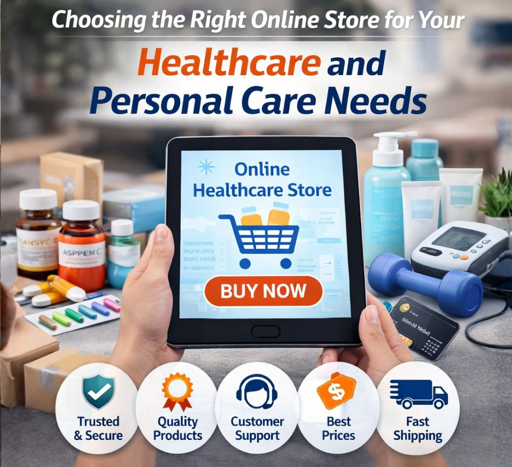 Choosing the Right Online Store for Your Healthcare and Personal Care Needs