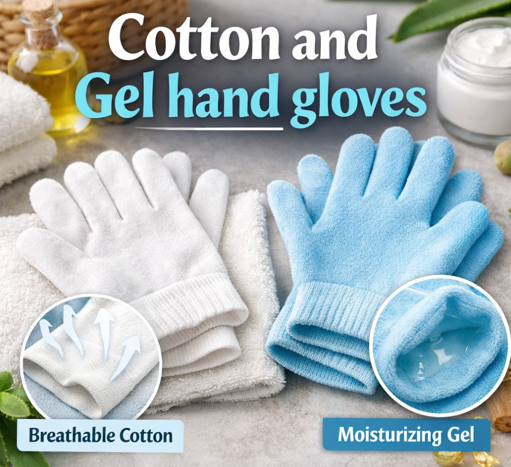 All Care Store - Cotton and Gel Hnd Gloves