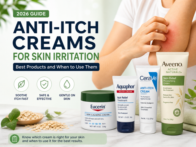 Anti-Itch Creams for Skin Irritation: Best Products and When to Use Them (2026 Guide)