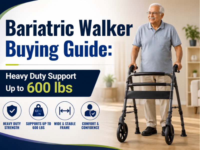 Bariatric Walker Buying Guide: Heavy Duty Support Up to 600 lbs