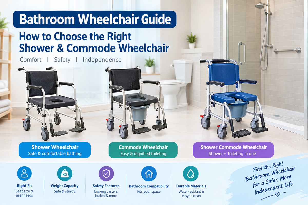 Bathroom wheelchair guide