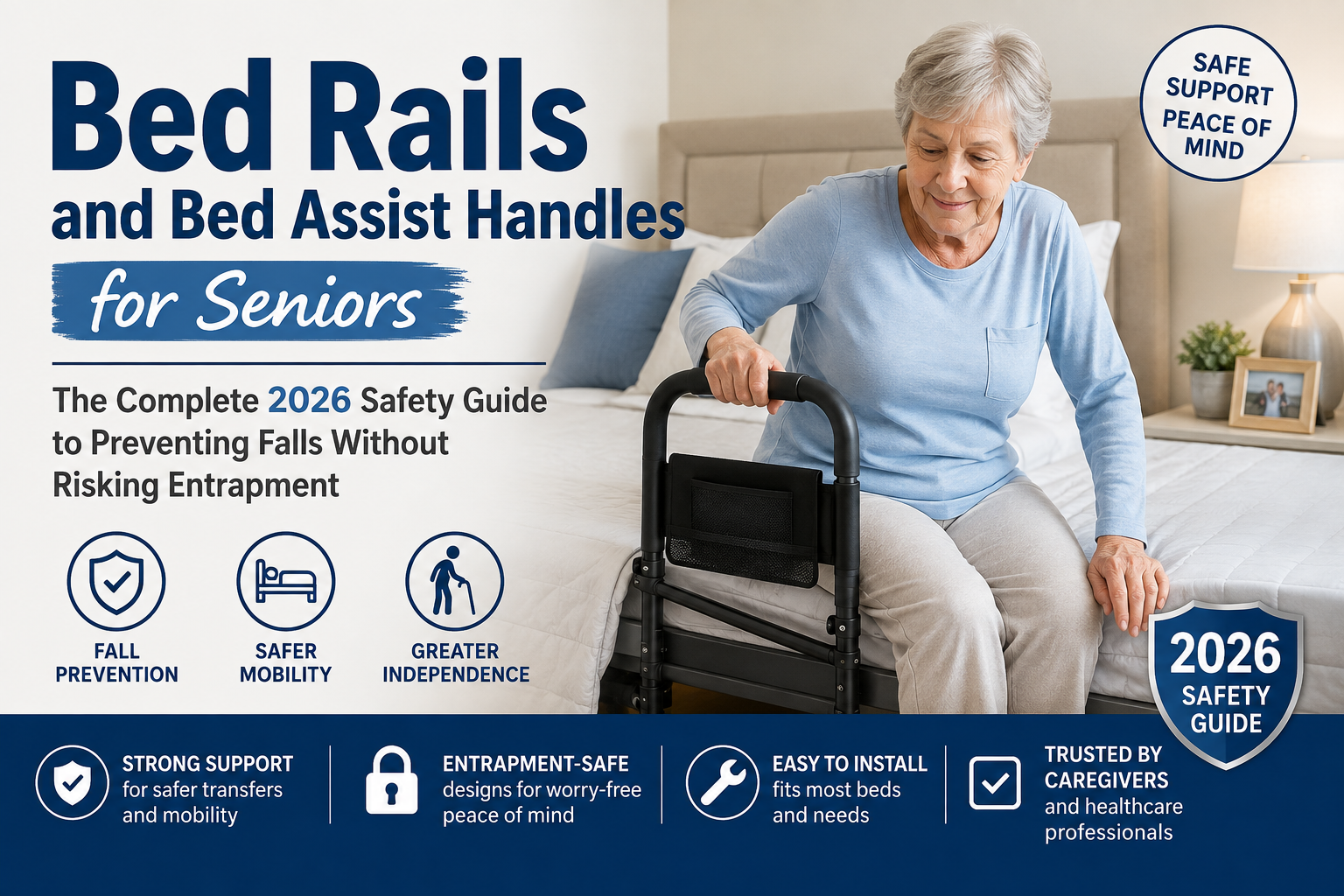 Bed Rails and Bed Assist Handles for Seniors: The Complete 2026 Safety Guide to Preventing Falls Without Risking Entrapment