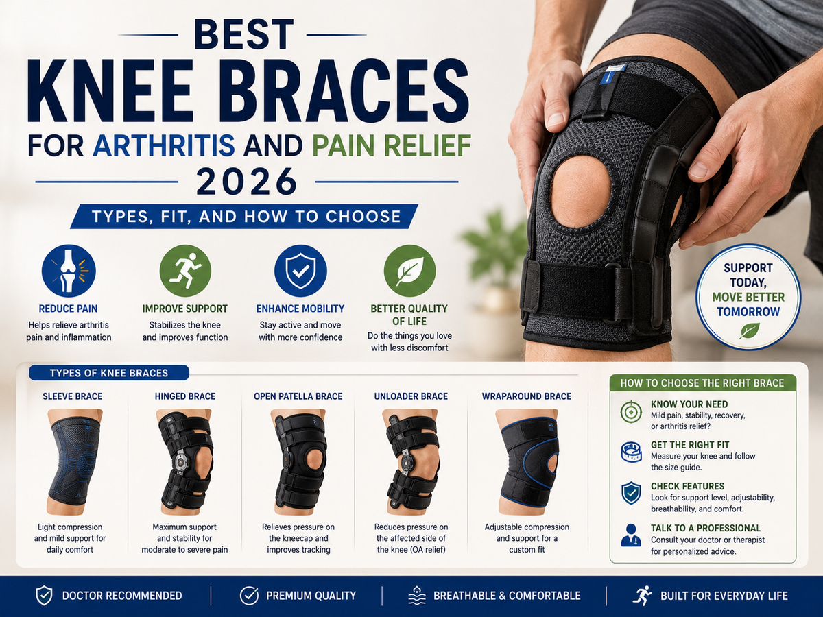 Knee Braces for Everyday Support and Seniors: Walking, Stairs & Standing With Confidence (2026)