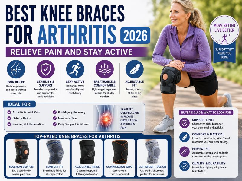 Best Knee Braces for Arthritis 2026: Relieve Pain and Stay Active