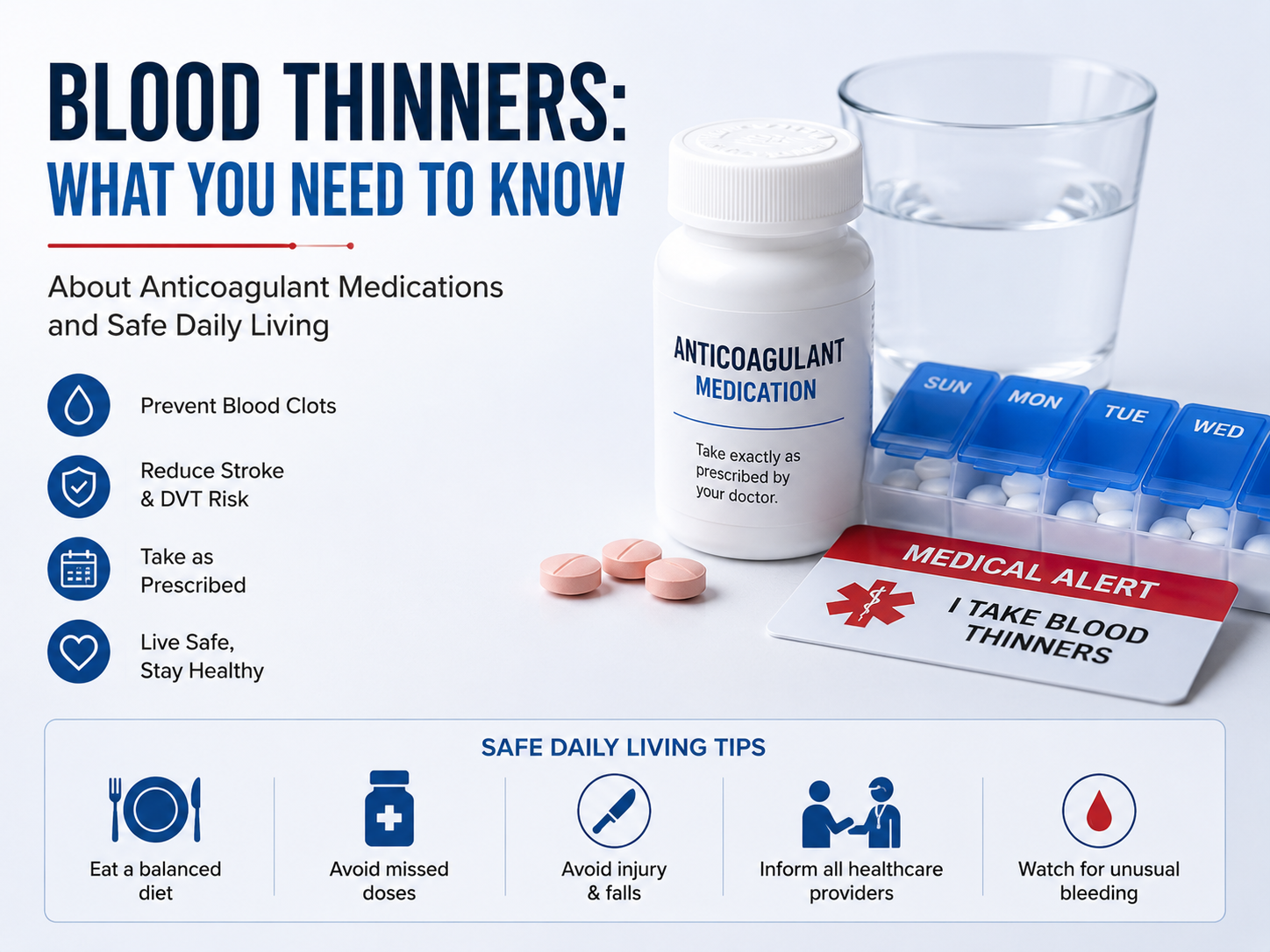 Blood Thinners: What You Need to Know About Anticoagulant Medications and Safe Daily Living