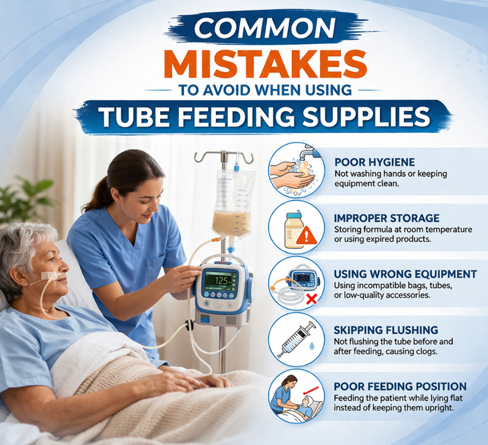 Common Mistakes to Avoid When Using Tube Feeding Supplies