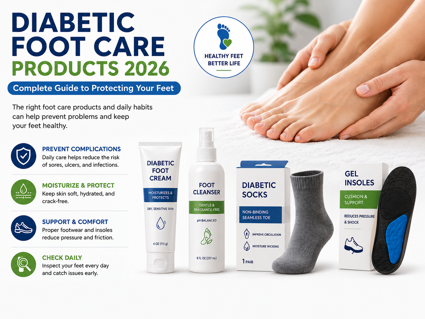 Diabetic Foot Care Products 2026: Complete Guide to Protecting Your Feet