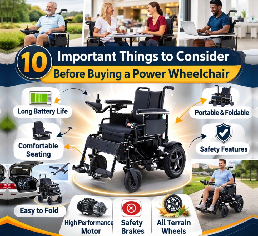 10 Important Things to Consider Before Buying a Power Wheelchair
