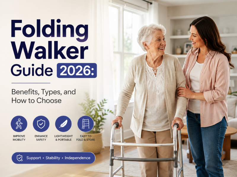 Folding Walker Guide 2026: Benefits, Types and How to Choose