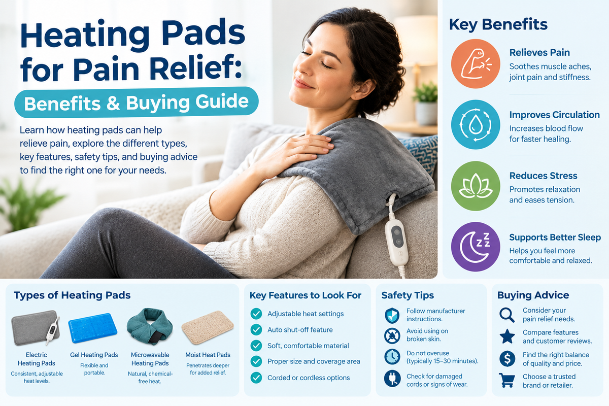 Heating Pads for Pain Relief: Benefits