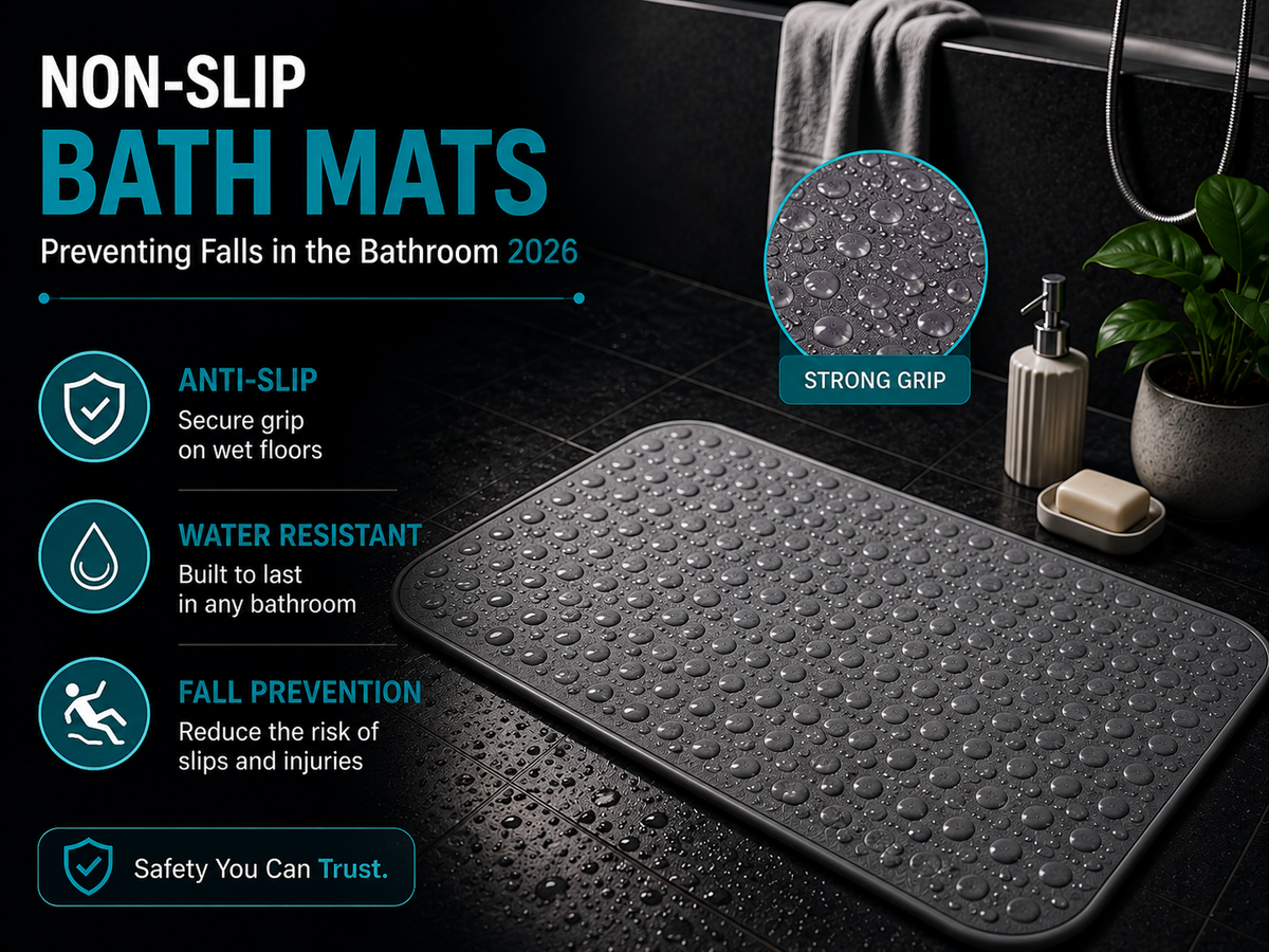 Non-Slip Bath Mats: Preventing Falls in the Bathroom 2026