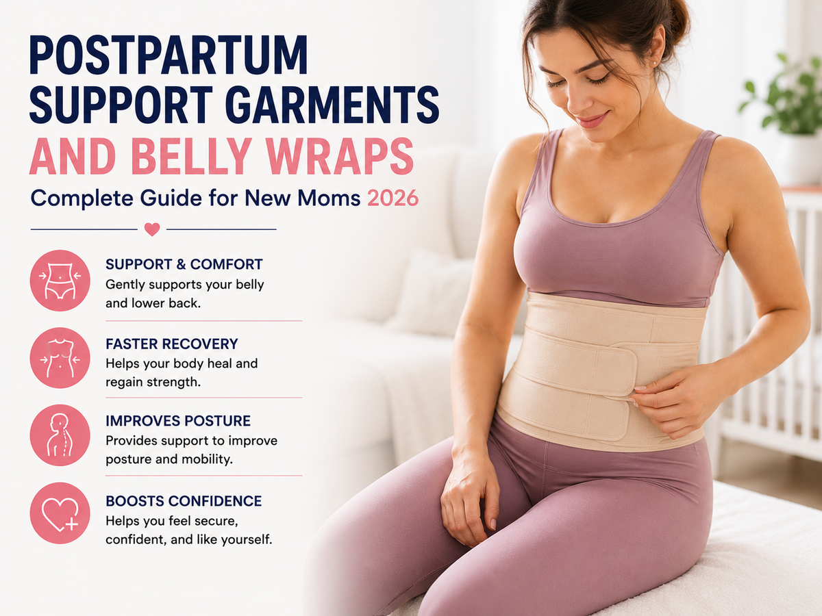 Postpartum Support Garments and Belly Wraps