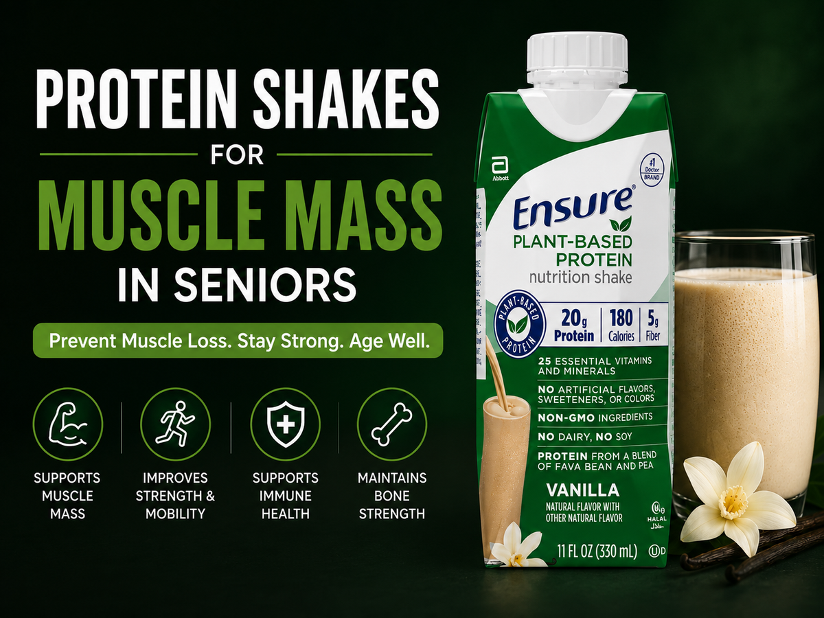 Protein Shakes for Muscle Mass in Seniors: Complete Guide to Preventing Muscle Loss as You Age
