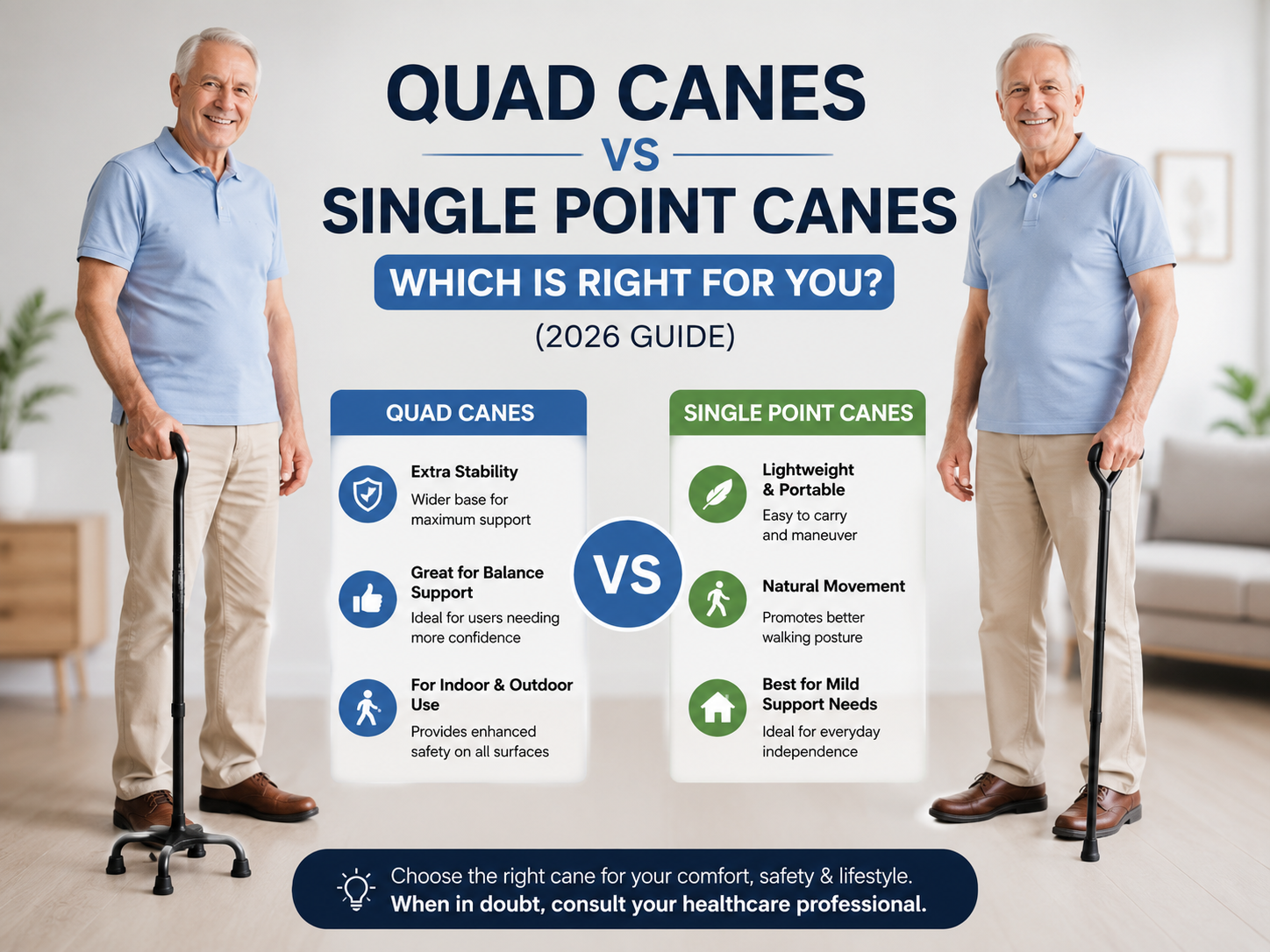 Quad Canes Vs Single Point Canes