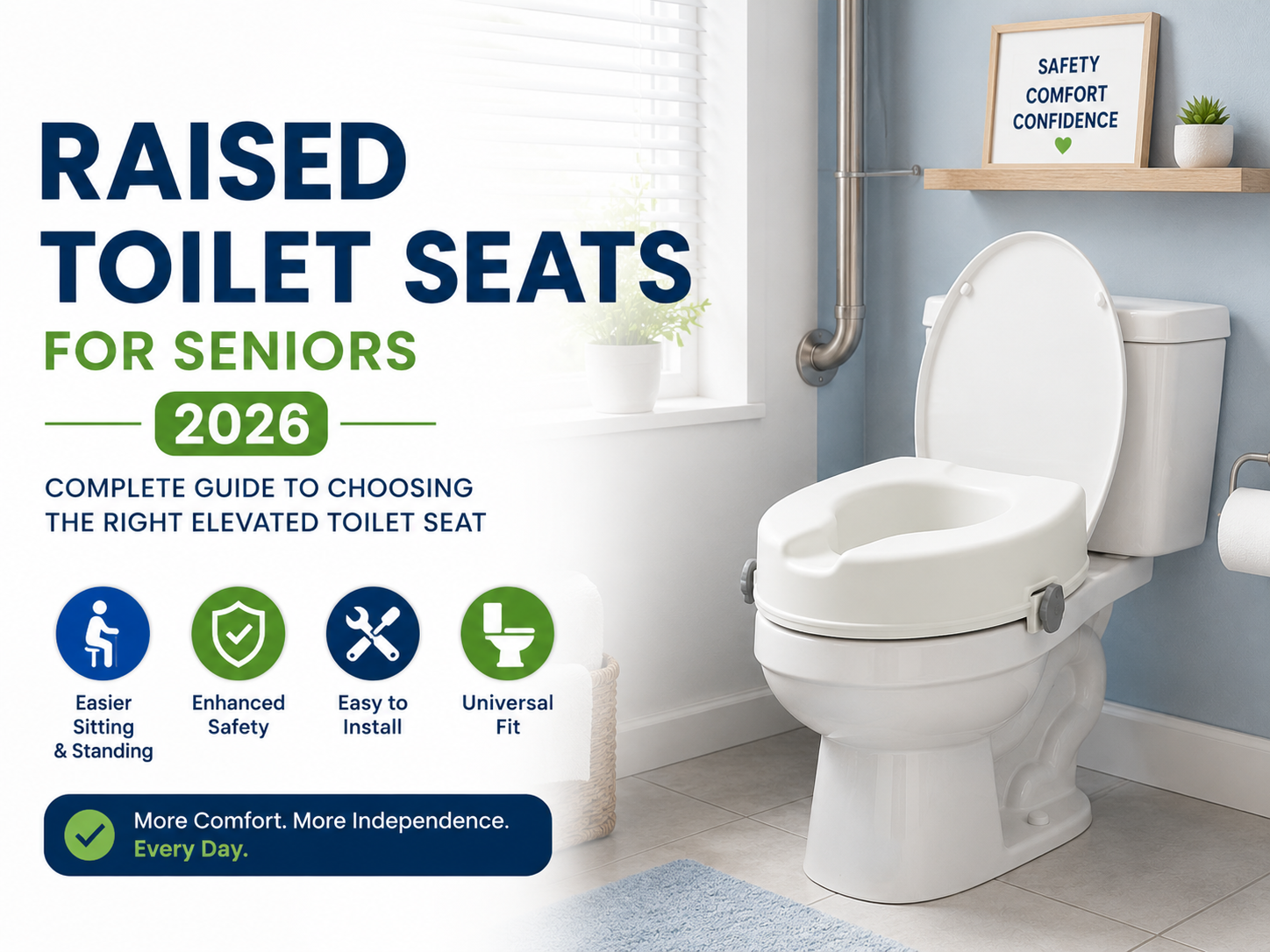 Raised Toilet Seats for Seniors
