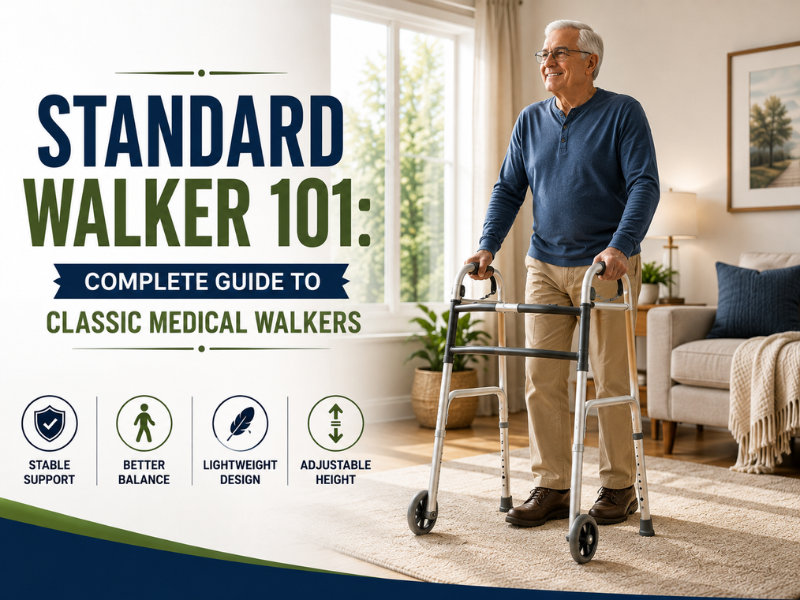Standard Walker 101: Complete Guide to Classic Medical Walkers