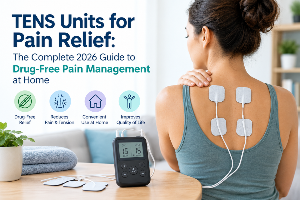 TENS Units for Pain Relief: The Complete 2026 Guide to Drug-Free Pain Management at Home