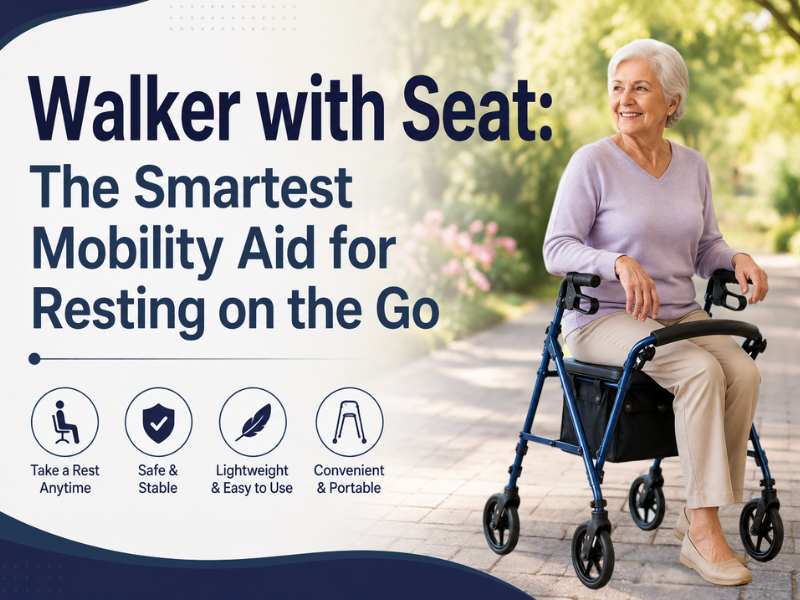 Walker with Seat: The Smartest Mobility Aid for Resting on the Go