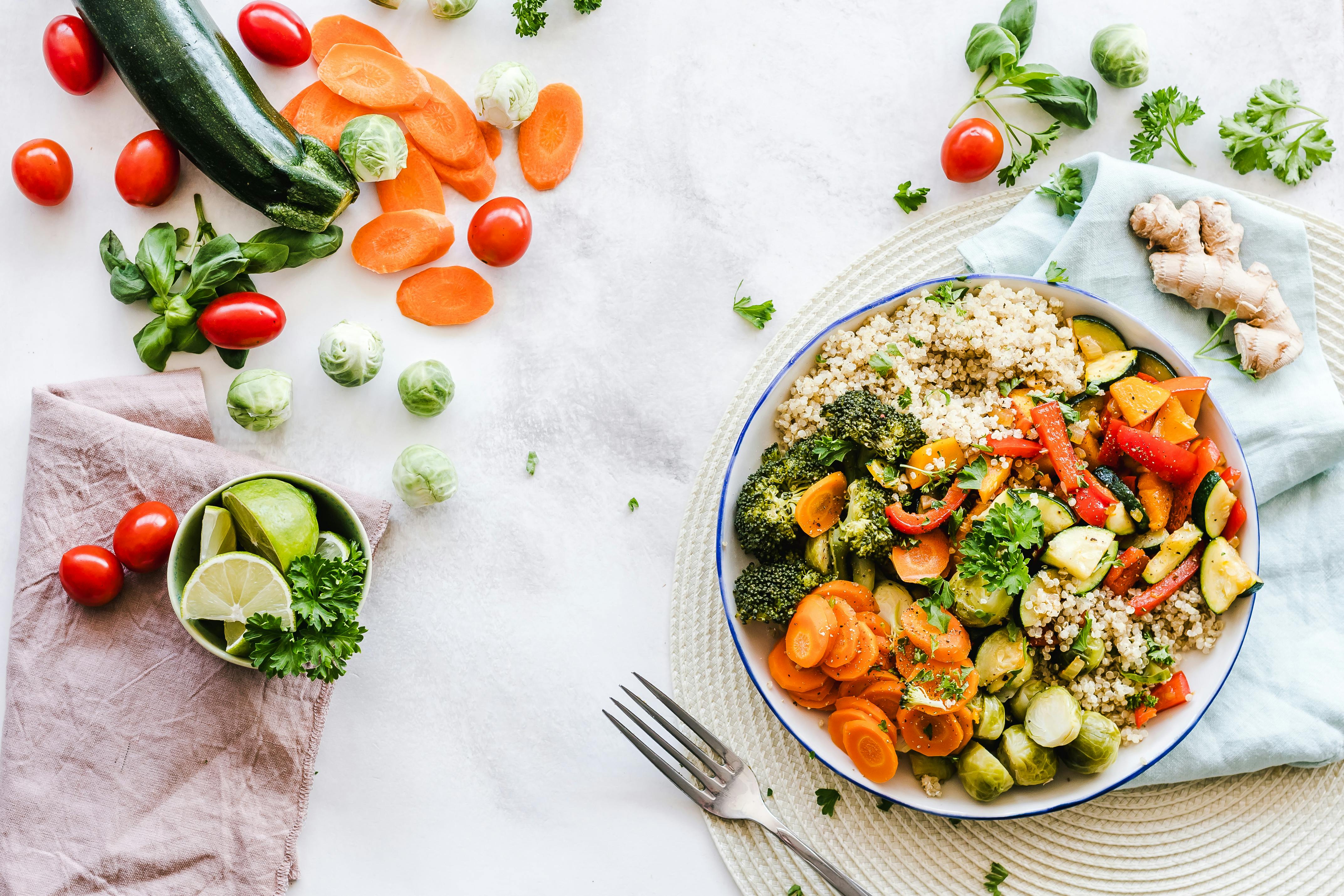 Healthy balanced meal for diabetes management — AllCare Store