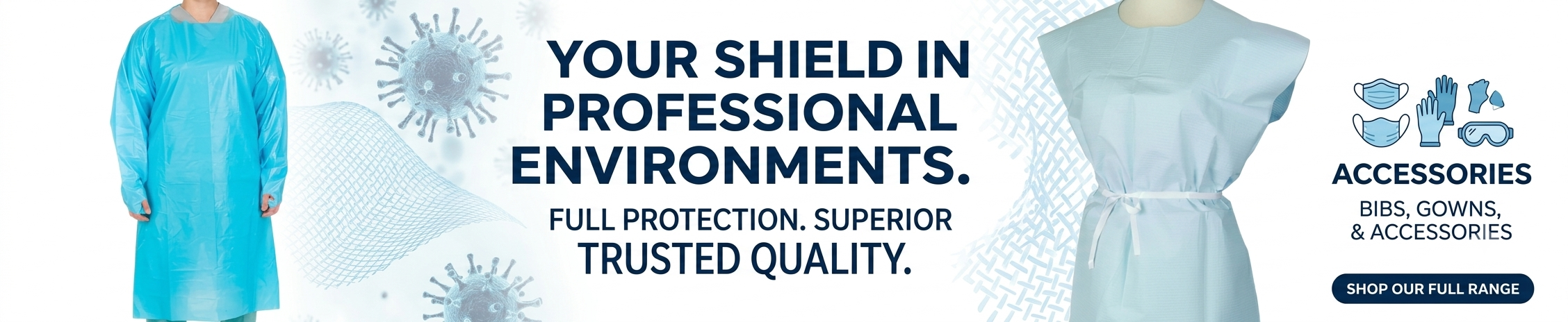 Bibs, Gowns, Protective Clothing & Accessories
