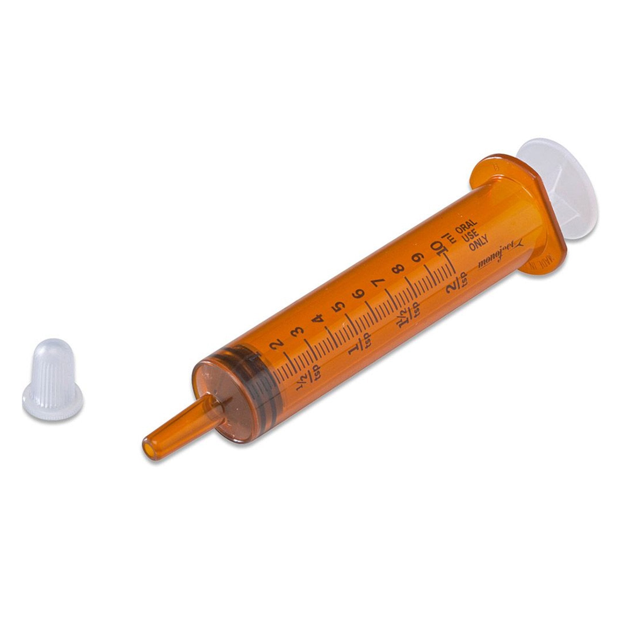 Oral Medication Syringe Monoject 10 mL Oral Tip Without Safety