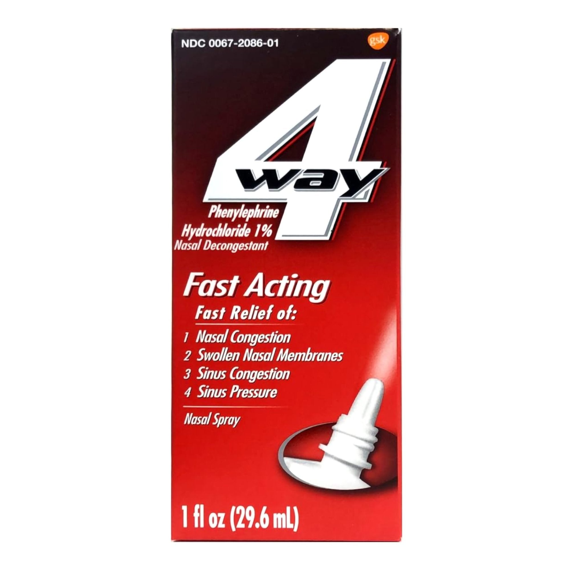 Sinus Relief 4 Way 1% Strength Nasal Spray 1 oz.