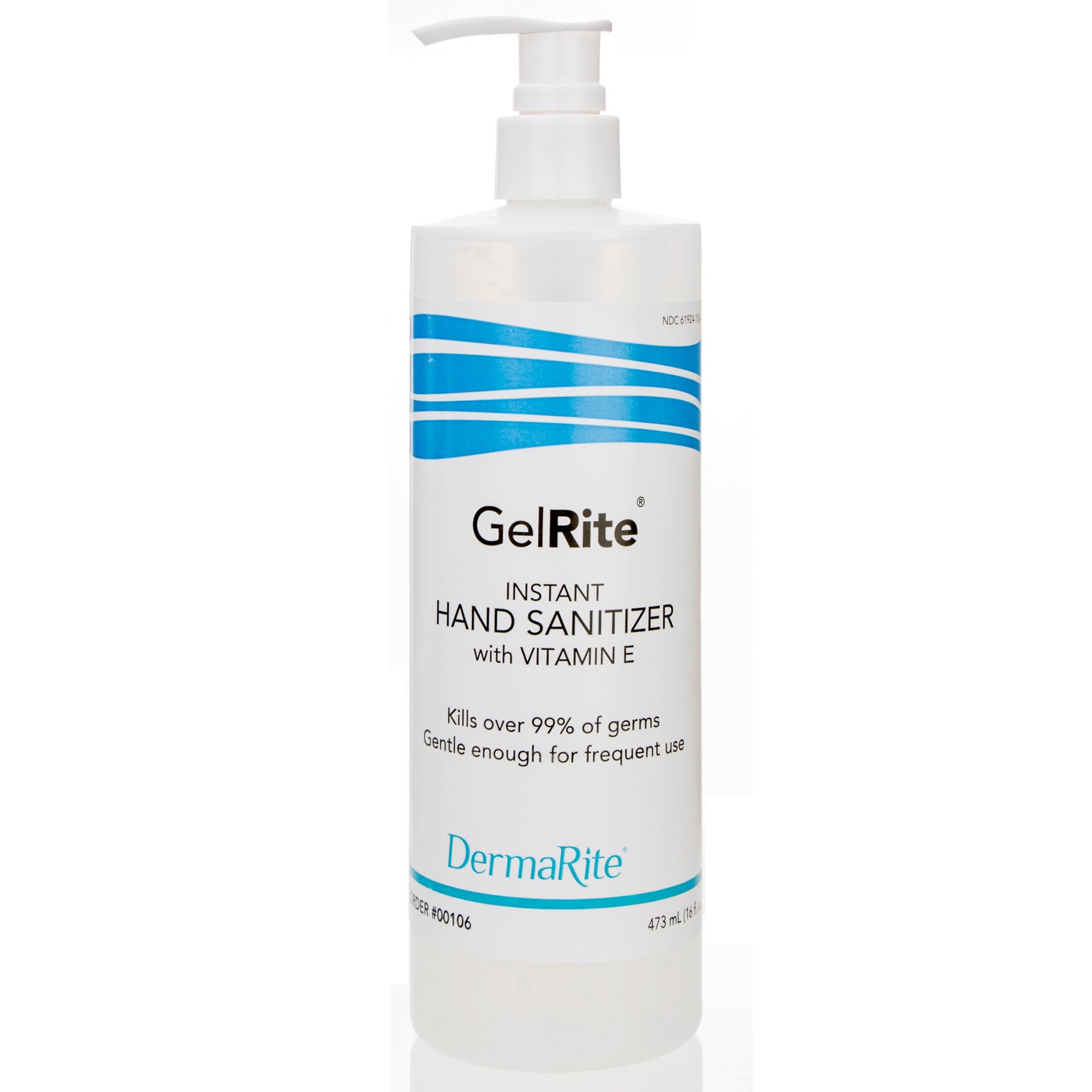 Hand Sanitizer GelRite 16 oz. Ethyl Alcohol Gel Pump Bottle