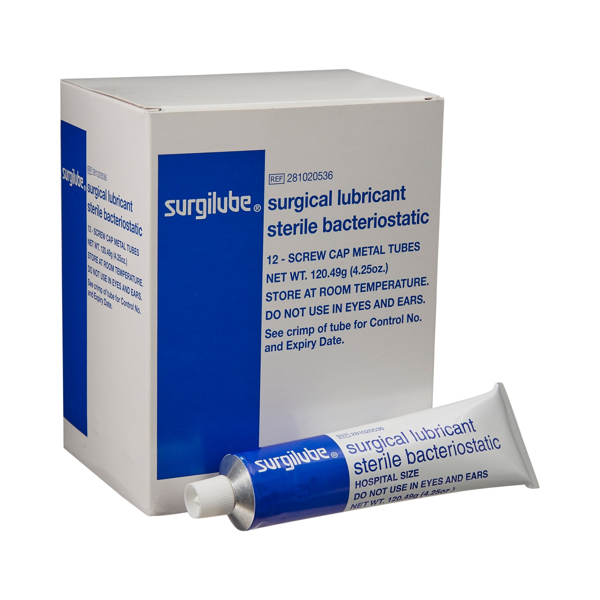 Lubricating Jelly - Carbomer free Surgilube 4.25 oz. Tube Sterile