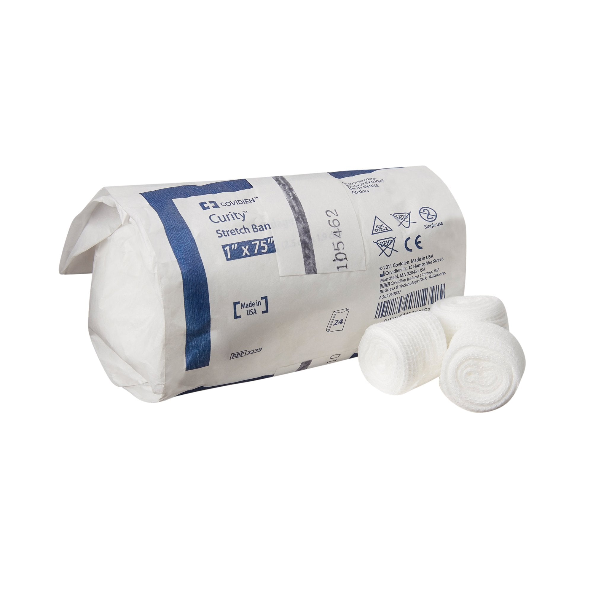 Conforming Bandage Curity 1 X 75 Inch 1-Ply NonSterile 24 per Pack