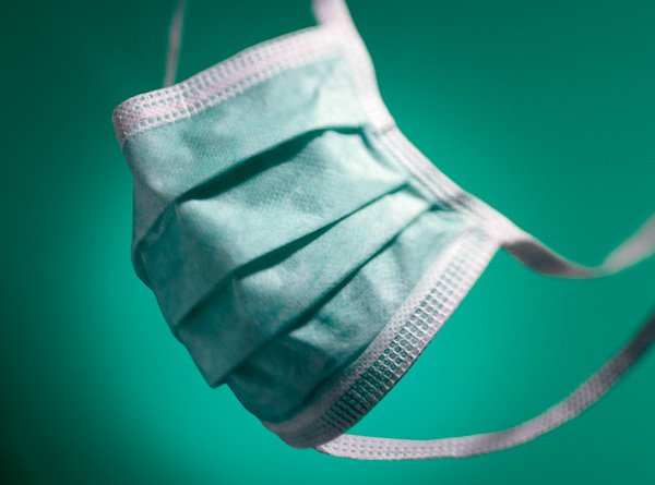 Surgical Mask Cardinal Health ASTM Level 1 Tie Closure One Size Fits Most