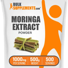 Bulksupplements.Com Moringa Extract Powder Dietary Supplements Moringa Leaf Natural Antioxidants Fitness Edible Moringa Oleifera 100G 1Kg 1000Mg per Serving