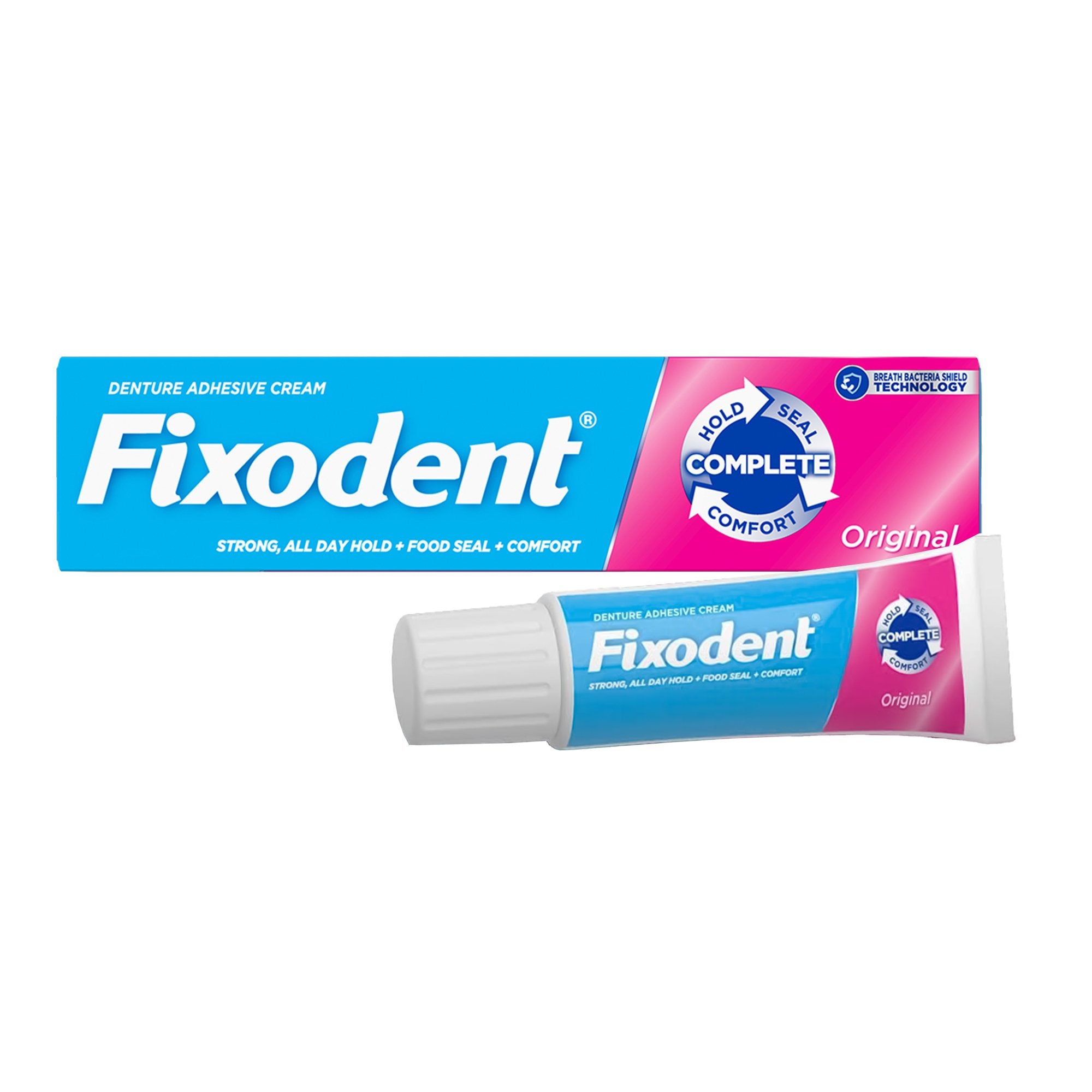 Denture Adhesive Fixodent Original Cream 2.4 oz.