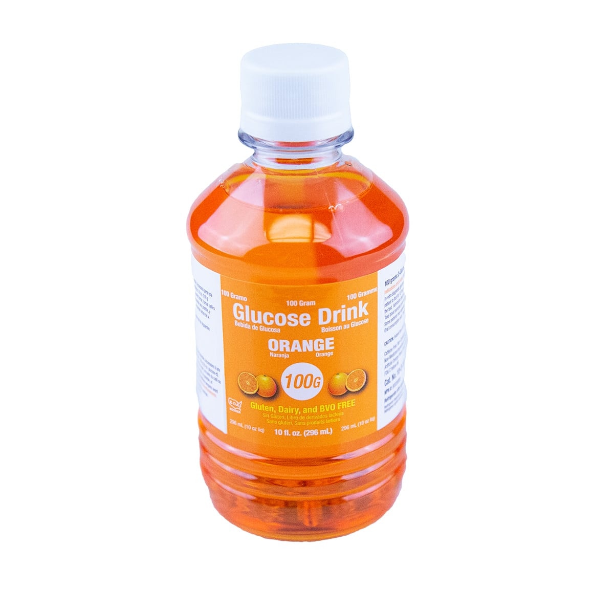 Glucose Tolerance Beverage Glucose Drink Orange 100 Gram 10 oz. per Bottle, Packaging Type- Case