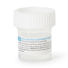 Prefilled Formalin Container StatClick 10 mL Fill in 20 mL (0.67 oz.) Screw Cap Warning Label NonSterile, Packaging Type- Case