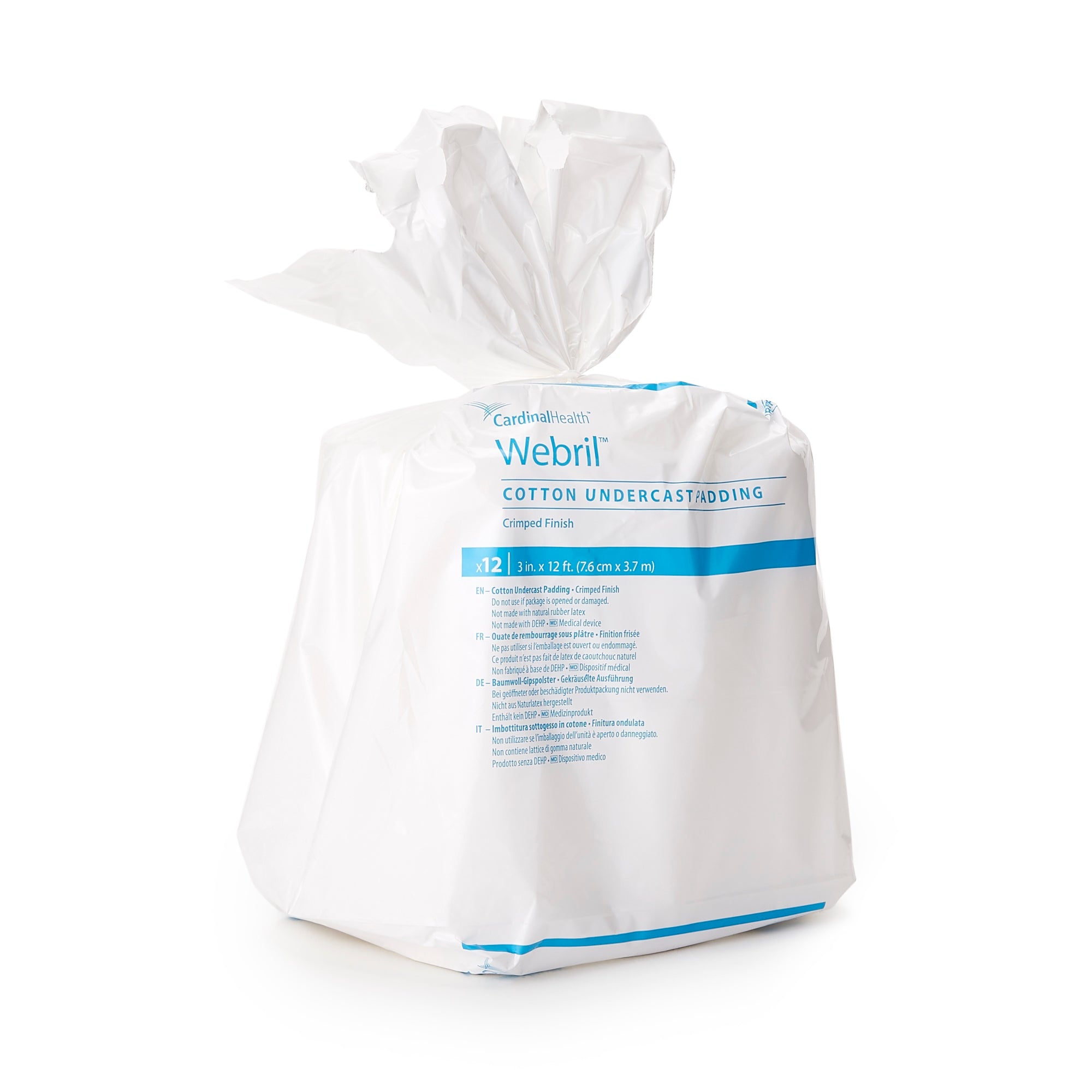 Cast Padding Undercast Webril 6 Inch X 4 Yard Cotton NonSterile, Packaging Type- Case