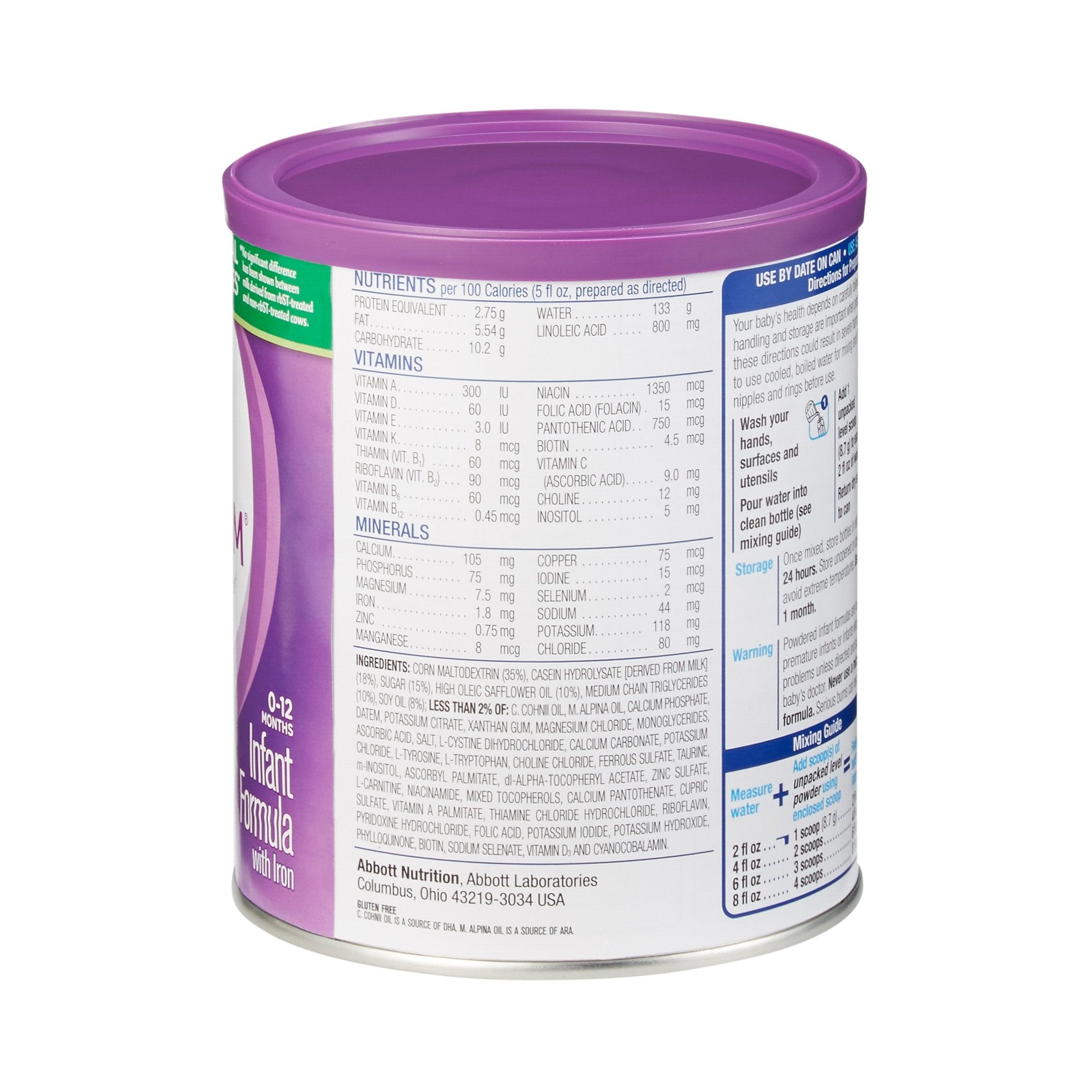 Infant Formula Similac Alimentum Unflavored 12.1 oz. Can Powder Food Allergies | Each