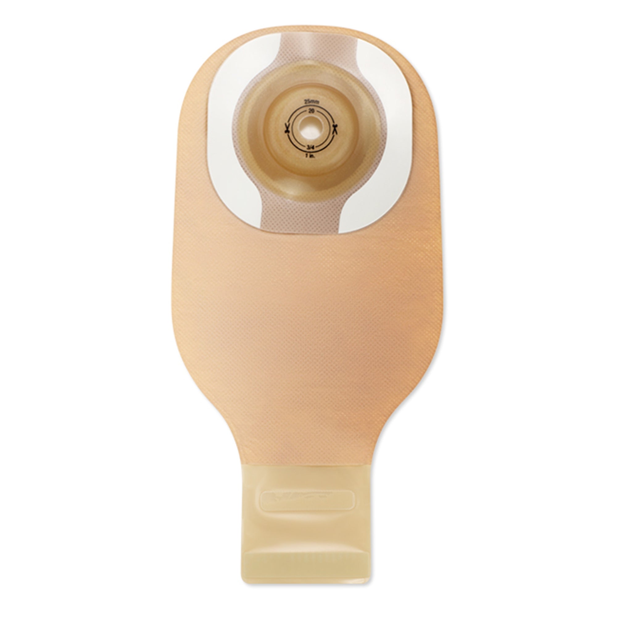 Ostomy Pouch Premier One-Piece System 12 Inch Length Convex, Trim to Fit Up to 1 Inch Stoma Drainable | 5/Box