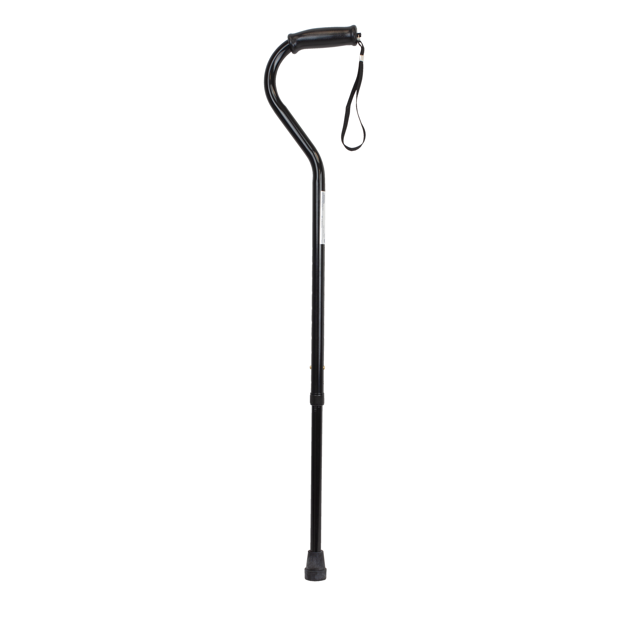 Dynarex Comfort and Sturdy Aluminium lightweight Cane, Round Handle, Offset, Bariatric, T Handle Cane