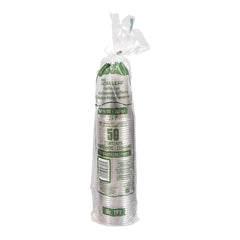 Drinking Cup Solo Ultra Clear 7 oz. Translucent Plastic Disposable, Packaging Type- Case