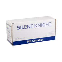 Pill Crusher Silent Knight Hand Operated Blue / White, Packaging Type- Each