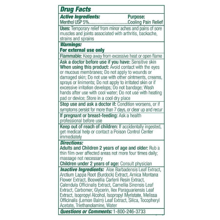 Topical Pain Relief Biofreeze Professional 5% Strength Menthol Topical Gel 4 oz.,Packaging Type- Each