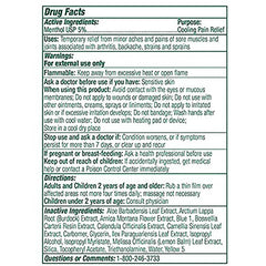 Topical Pain Relief Biofreeze Professional 5% Strength Menthol Topical Gel 3 oz., Packaging Type- Box