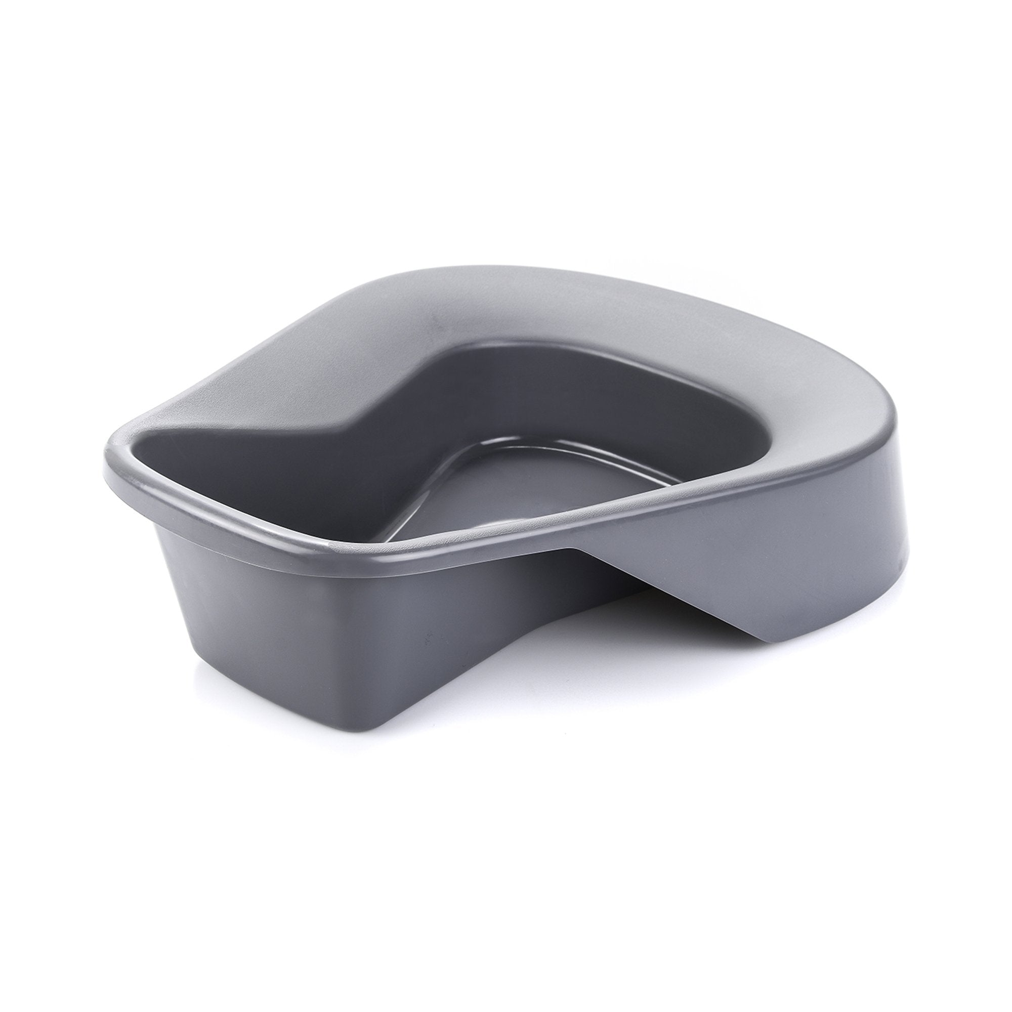 Pontoon Bedpan McKesson Graphite 2 Quart / 1893 mL, Packaging Type- Case
