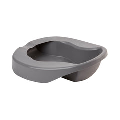 Pontoon Bedpan McKesson Graphite 2 Quart / 1893 mL, Packaging Type- Case