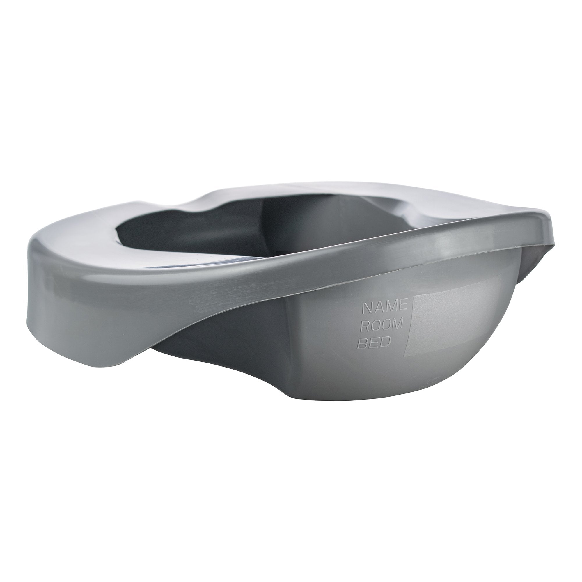 Pontoon Bedpan McKesson Graphite 2 Quart / 1893 mL, Packaging Type- Case