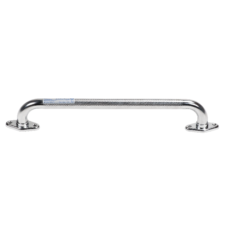 Dynarex Knurled Rotating Flange Grab Bars - Enhance safety and stability in your bathroom with durable, slip-resistant grab bars featuring a unique rotating flange design for versatile installation.