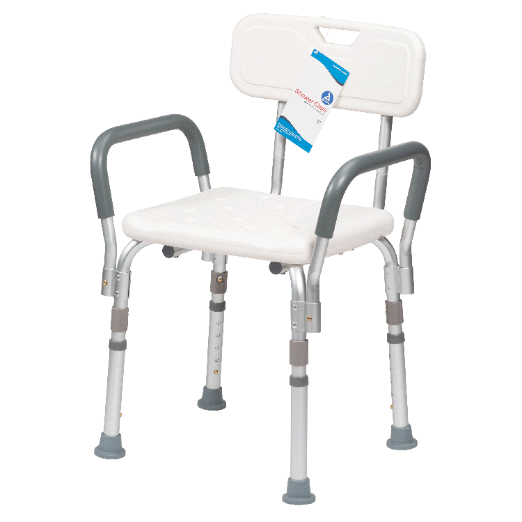 Side view of bath chair