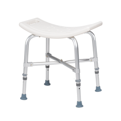 Shower chair with back support