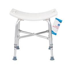 Bath chair with rubber tips