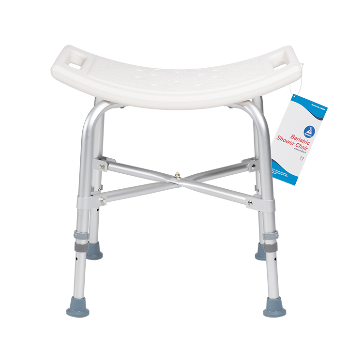 Bath chair with rubber tips